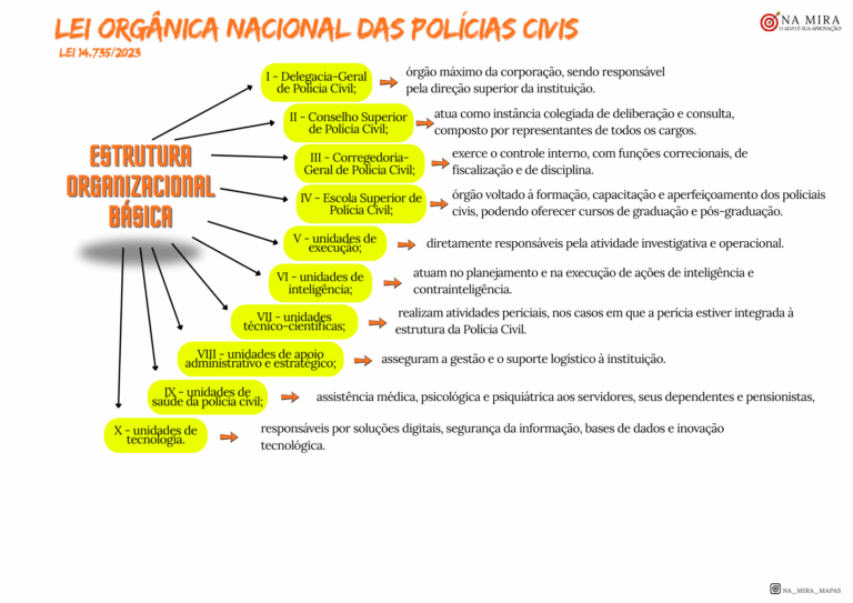 LEI ORGANICA NACIONAO DAS POLICIAS CIVIS